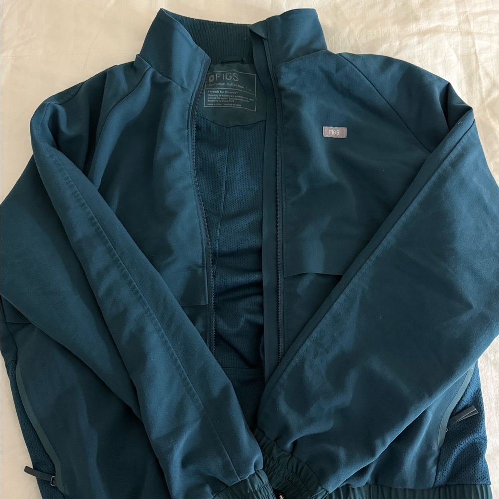Figs Teal Jacket